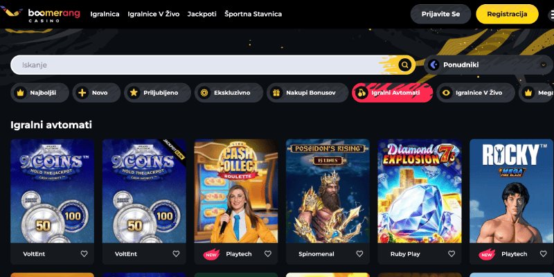 Boomerang Casino: Najbolša Izkušnja Igranja Na Slovenski Mehkih Pristopnih Vrata